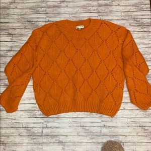 Moon River Orange Sweater 🧡 MEDIUM